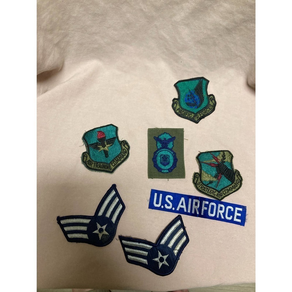 Lot of Seven Vintage U.S. Air force patches